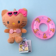 Hi Toy Sanrio Hello Kitty Búp bê nhồi bông Đầy Keychain Da Tối Hawaii Loạt Hawaii Bãi Biển Hawaii He