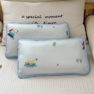 Sarung Bantal Sejuk Kanak-Kanak Cooling Ice Silk 30x50cm Lembut Bernafas