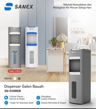 DISPENSER GALON BAWAH SANEX NEW D-388GB - DISPENSER GALON BAWAH SANEX - DISPENSER GALON BAWAH MURAH 