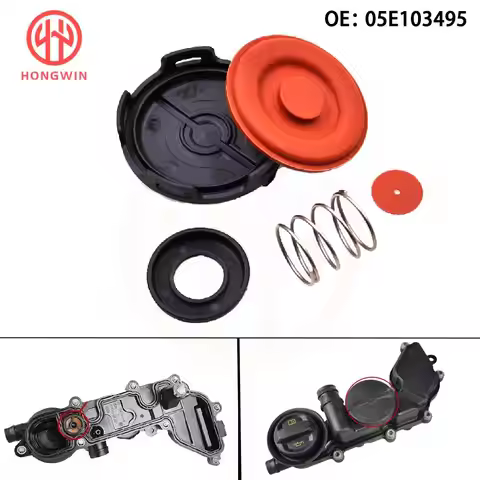 For VW Golf Seat Leon 2017-2023 1.5 TSI eTSI Engine Oil Seperator Breather Cover Repair Kit With Mem