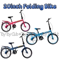 20 Inch WARRIOR HTG FOLDING BIKE EASY CARRY BICYCLE SINGLE SPEED BASIKAL LIPAT DEWASA