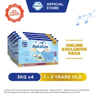 Aptagro Step 3 Growing Up Milk Formula 1-3 years (3kg x 4)