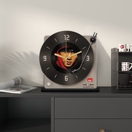 Creative Vinyl Record Clock Desktop Decoration Pendulum Clock Table Clock Household Table Clock Deco