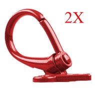 Red Motorcycle Luggage Hooks Aluminum Scooter