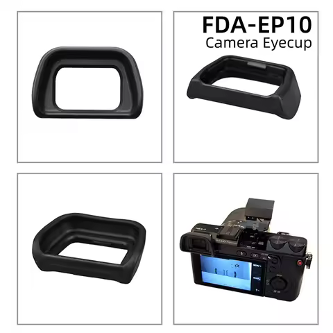 Hard Plastic FDA-EP10 Eyecup Viewfinder Replacement for Sony A6300 A6100 A6000 A5100 A5000 NEX-7 NEX