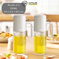 Citylife 250ml Oil Bottle Kitchen Spray Cooking Baking Mist Sprayer BBQ Spray Bottle H-9457