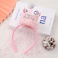 Gratis Ongkir - Aksesoris Rambut Anak / Bando Babyfriendly Manik / Bando Topi Mahkota Glitter