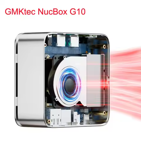 GMKtec NucBox G10 Mini Computer AMD R5 3500U 2*DDR4 SO-DIMM 16GB/32GB RAM 512GB/1TB ROM Mini PC Wind