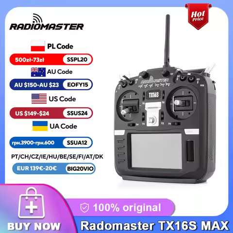 TX16S Mark II Radio Controller (Mode 2) V4.0 Hall Gimbals ELRS / 4IN1 Support EdgeTX and OpenTX Remo