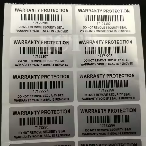 100pcs Warranty Protection Sticker 1.57" x 0.79" ( 40mm x 20mm )Security Seal Tamper Proof Warranty 