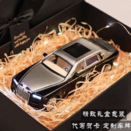 โมเดลรถ Rolls-Royce ระดับไฮเอนด์ โมเดลรถโลหะผสม เสียงและแสงจำลอง ของเล่นรถมัลติฟังก์ชั่น ของขวัญ