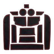 Dedicated 11-16 BMW 5 Series Door Slot Mat Interior Storage Mat Modified Water Cup Anti-slip Mat Dec