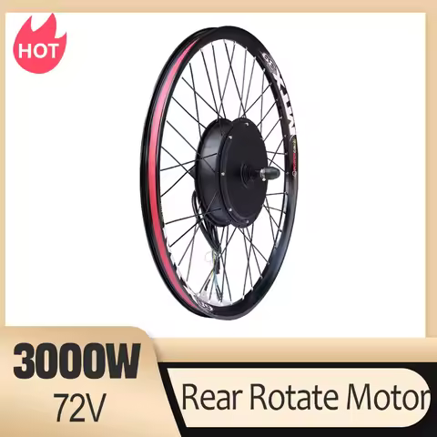 MTX Brand 72V 3000W Electric Bike Rear Rotate Wheel Hub Motor Dropout 135mm E-Bike Part Use for Moun
