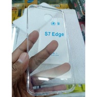 Samsung S7edge Silicone Softcase Sockproof Cover Clear Case S7 Edge