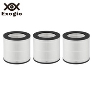 Replacement Parts 3PCS for AC0650 AC0651 Hepa Filter FY0611 HEPA Filter for