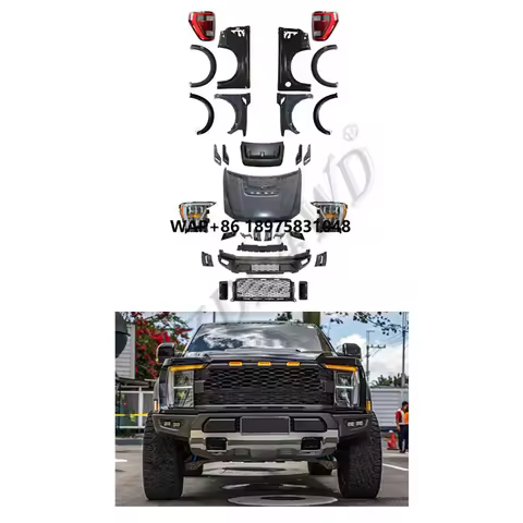 GZDL4WD Body Kit T6 T7 T8 Upgrade to F150 for PX Ranger to F150 2022 Raptor Facelift Bodykit