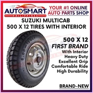 ◪ ◹ ▼ FIRST Suzuki Multicab 500X12 Tire with Interior