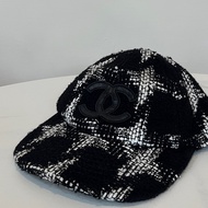 Chanel千鳥格棒球帽