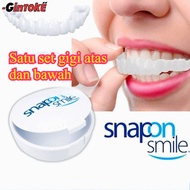 1 Set Snap On Smile Authentic - Comfortable Upper and Lower Dentures (Without Dental Procedures)