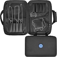 XYJ 26 Slots Knife Bag, Oxford Cloth Carrying Case, Professional Chef Knife Storage Case, Knife Carr