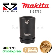 Makita Accessories Impact Deep Socket 1" Long Impact Socket Wrench SQ DRIVE 36MM - Accessories E-247