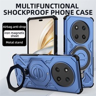 Magnetic Ring Bracket Case For Honor X9C Smart Casing Honor 200 Lite X9C Armor Shockproof Mobile Pho