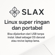 Slax Linux OS DVD Installer: Distro Linux Portable & Lightweight Debian Based