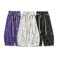 Men's Ethnic Style Casual Pants Chinese Style Large Size Retro Japanese Style Printed Ankle-Length P