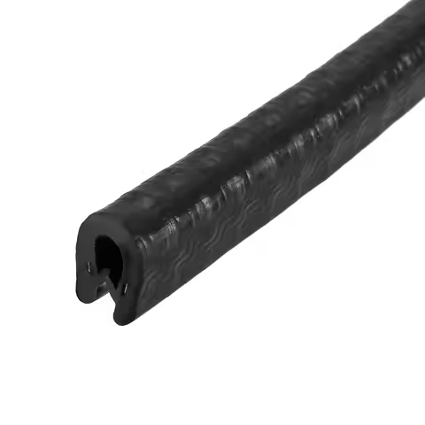 Uxcell 1/1.5/3Meter Edge Trim U Seal PVC Plastic U Channel Edge Protector Fits 0.3-1.5mm/0.8-2.5mm E