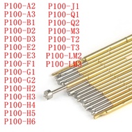 20pcs/10pcs test probe P100 Retractable spring thimble P100-A2 A3 B1 D2 D3 E2 E3 F1 G1 G2 H2 H3 H4 H