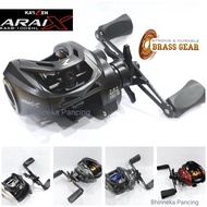 Reel BC Kaizen ARAI-X 100SHL | Gear Ratio 7.2:1 | Handle Kiri | Bearing 3+1 | Baitcasting Reel | Ree