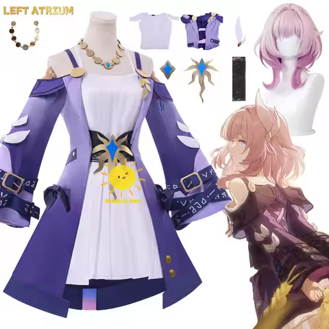 Game Cyrene Cosplay Honkai Star Rail Cosplay Costume Dress Waistseal Skirt Accessories Cyrene Suit W