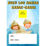 Buku Log harian kanak- Cetak Logo Tadika sendiri