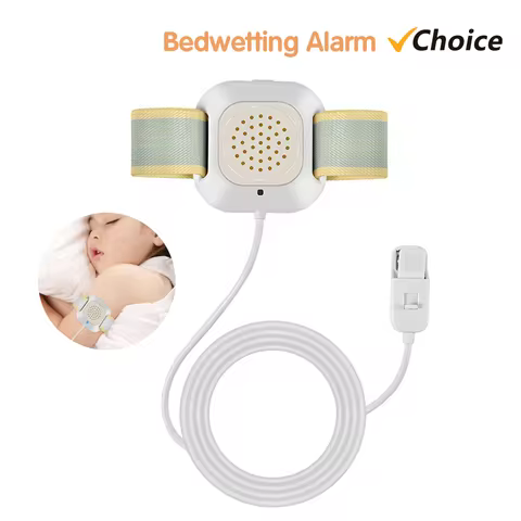 Bedwetting Alarm Enuresis Alarm with Loud Sound Bright Lights and Strong Vibration Child Potty Train