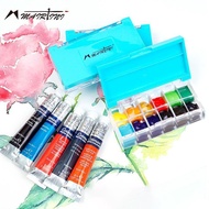 Martini Watercolor Paint Packing Box Watercolor Transparent Paint Box Small Paint Color Box 12 Grid 