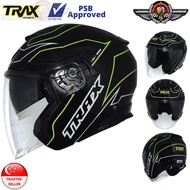 Trax Helmet TG-263 Gloss Black G5 (PSB Approved) Come with Free Helmet Bag