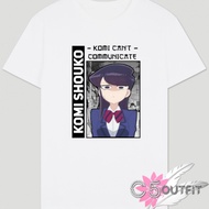 KOMI CAN'T COMMUNICATE KOMI TAKET COMBED 30S ANIME T-SHIRT