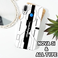 G44 - HUAWEI NOVA 3i Silicone - HUAWEI NOVA 3i pro camera Softcase - ROG Motif - Flexible rubber mat