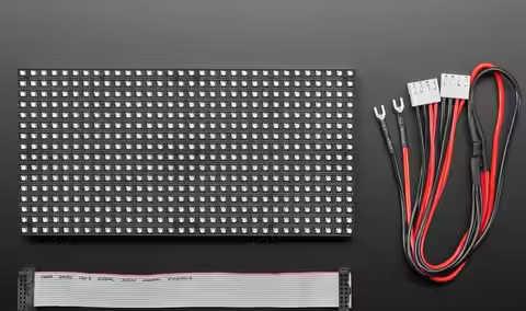 Medium 16x32 RGB LED matrix panel - 6mm Pitch