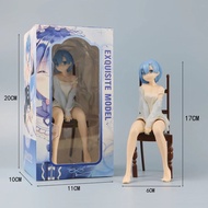 10.5cm Anime Figurine Re:Life In A Different World From Zero Rem Sit Stool Girl Action Figures Model