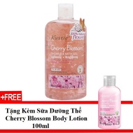 in stock Combo Kustie Shower Gel with Real Petal Extract 500ml Includes Kustie Body Lotion 100ml