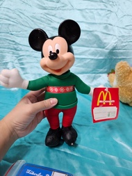 （C51）麥當勞 瑕疵 米奇 米老鼠 軟膠頭 復古 早期 懷舊 童年 絨毛 娃娃 玩偶 布偶
