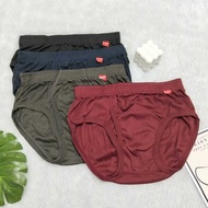 TRADE PACKAGE (1 Dozen) TS MAN MEN'S UNDERWEAR (4w) DARK COLOR MEN'S BASIC BRIEF CD