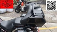 通用型-B 哈雷 YAMAHA KAWASAKI 後靠背 VN900 後貨架 美式重機 大羊 嬉皮車豪華行李箱上貨架