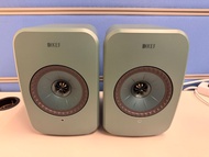 KEF LSX II LT 灰綠色 連座枱架
