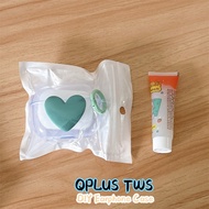 【Fast Shipment】For QPLUS TWS Case Cover DIY Cute Peach Heart Soft Silicone Earphone Case Casing NO.2