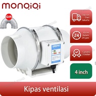 4 inch Kipas ventilasi multi fungsi fentilasi udara blower kipas inch penyedot asap udara ruangan ki