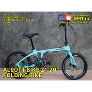 FOLDING BIKE ALCOTT Z1 20" SHIMANO 105 GRUPSET