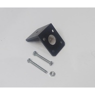 'L'  aluminium bracket with m3 x 24 x 2pcs screw and nut for arduino TT plastic dc motor gear box.