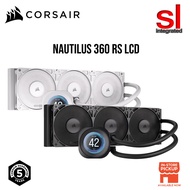 Corsair NAUTILUS 360 RS LCD Liquid CPU Cooler -(Black/White)